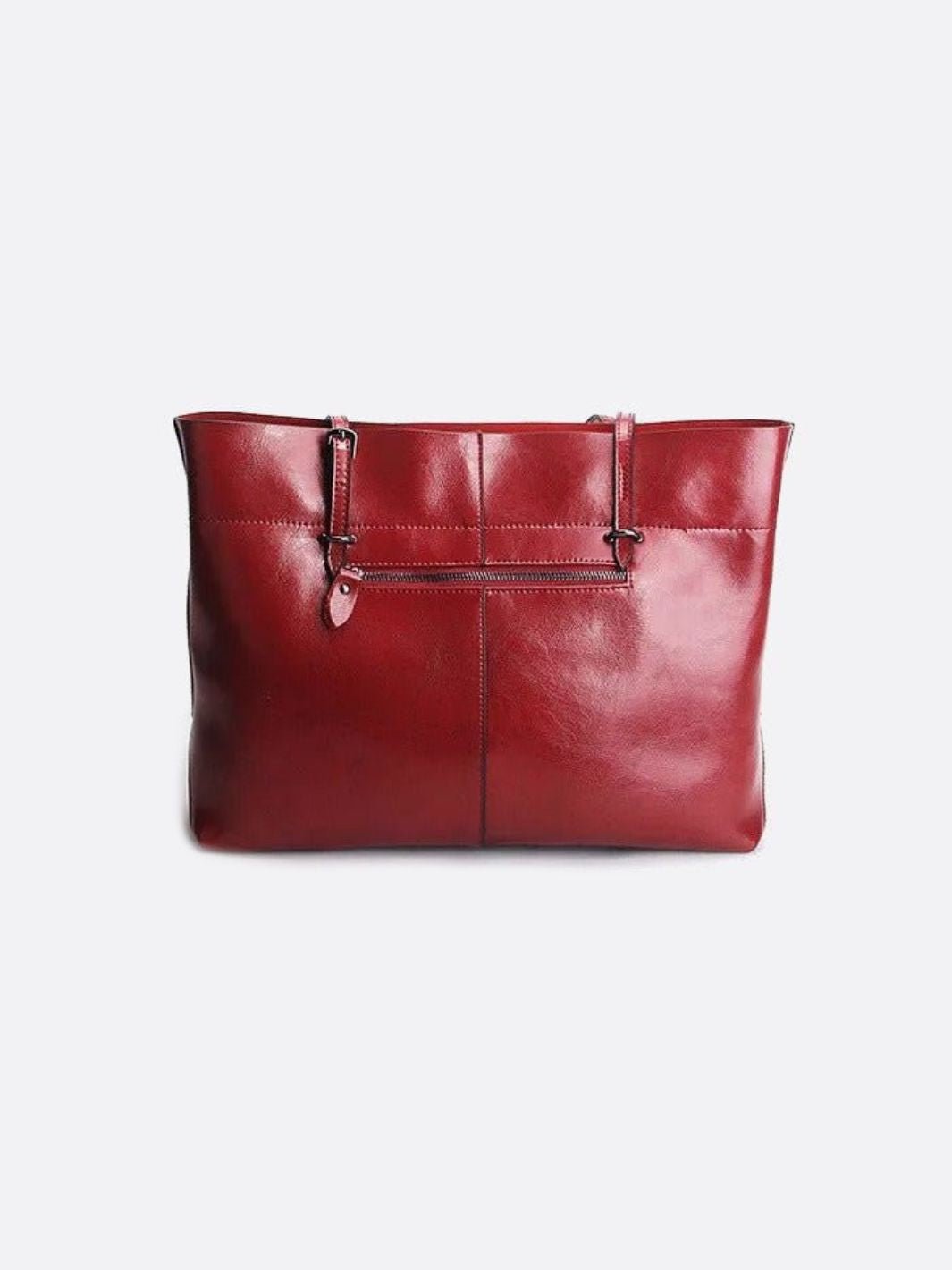 Leather tote