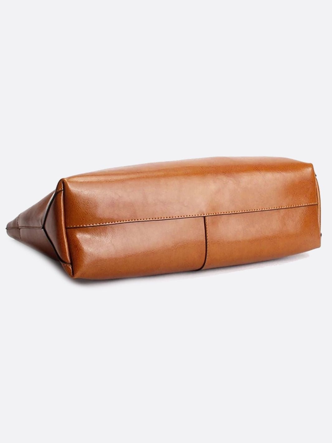 Leather tote