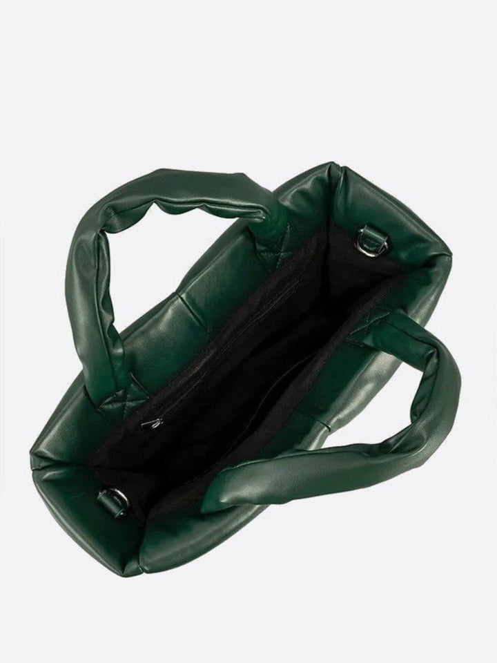 Rectangular quilted tote bag