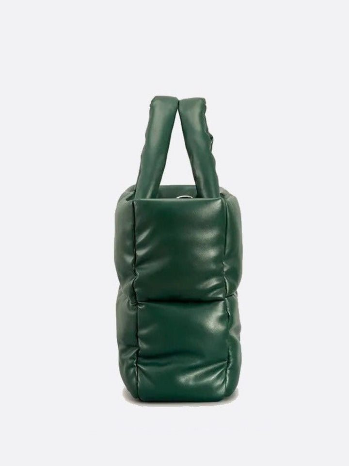 Rectangular quilted tote bag