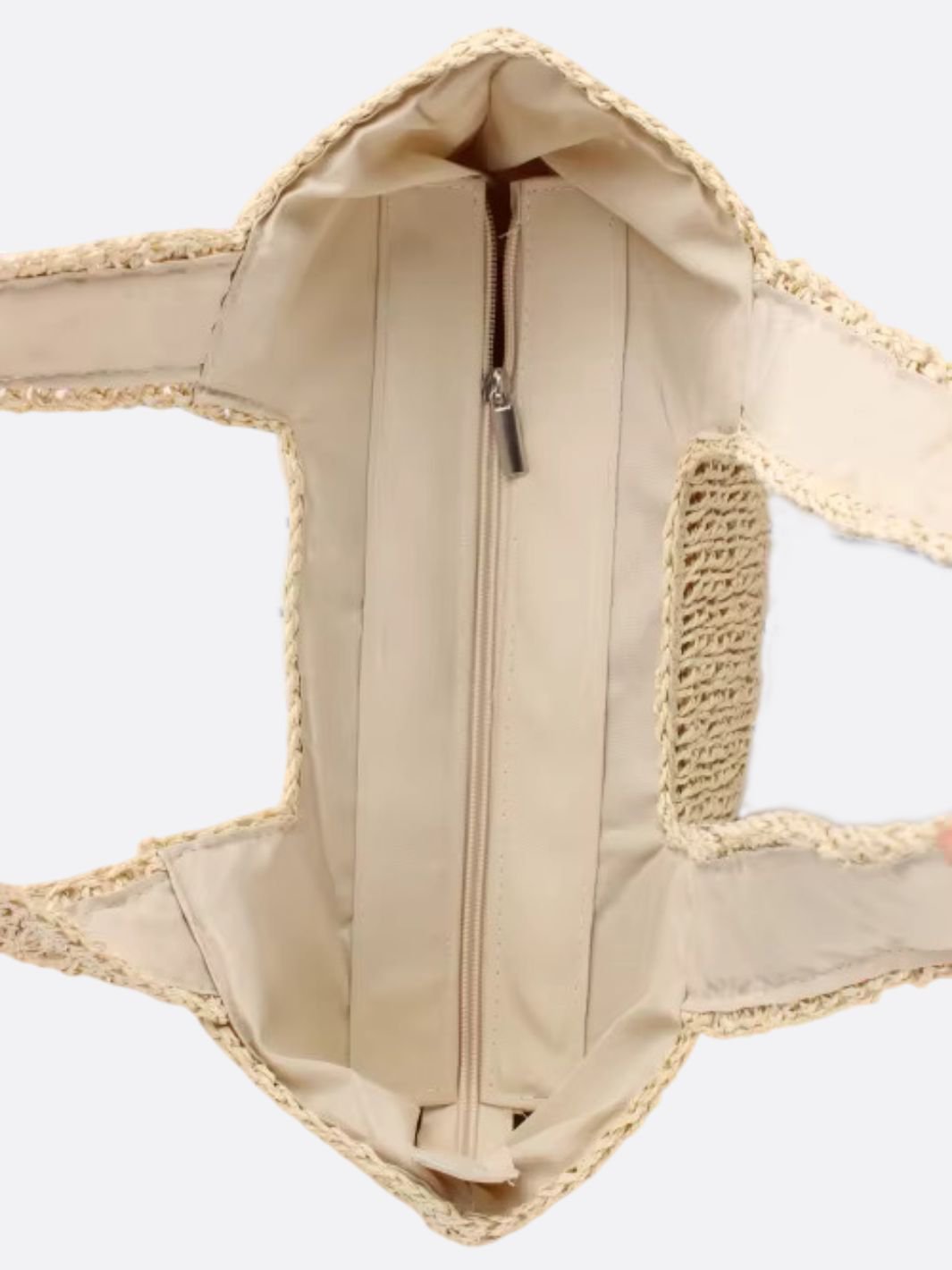 Straw tote bag