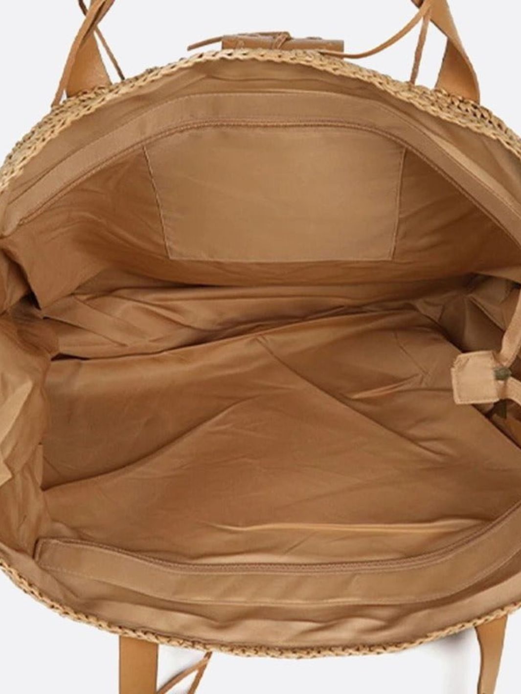 Large straw tote bag