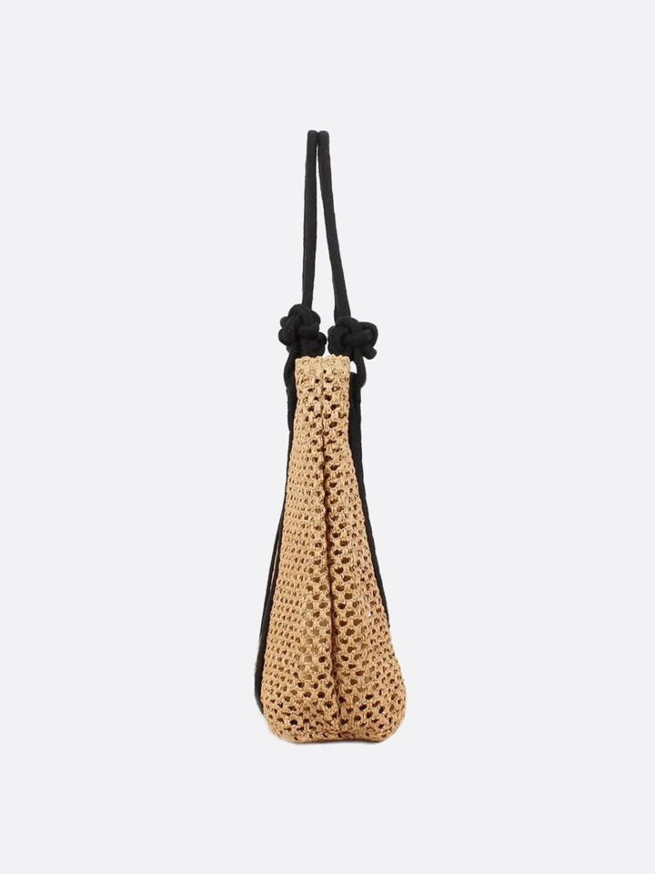 Straw tote bag