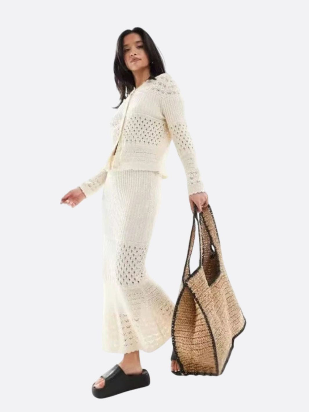 grand sac cabas paille