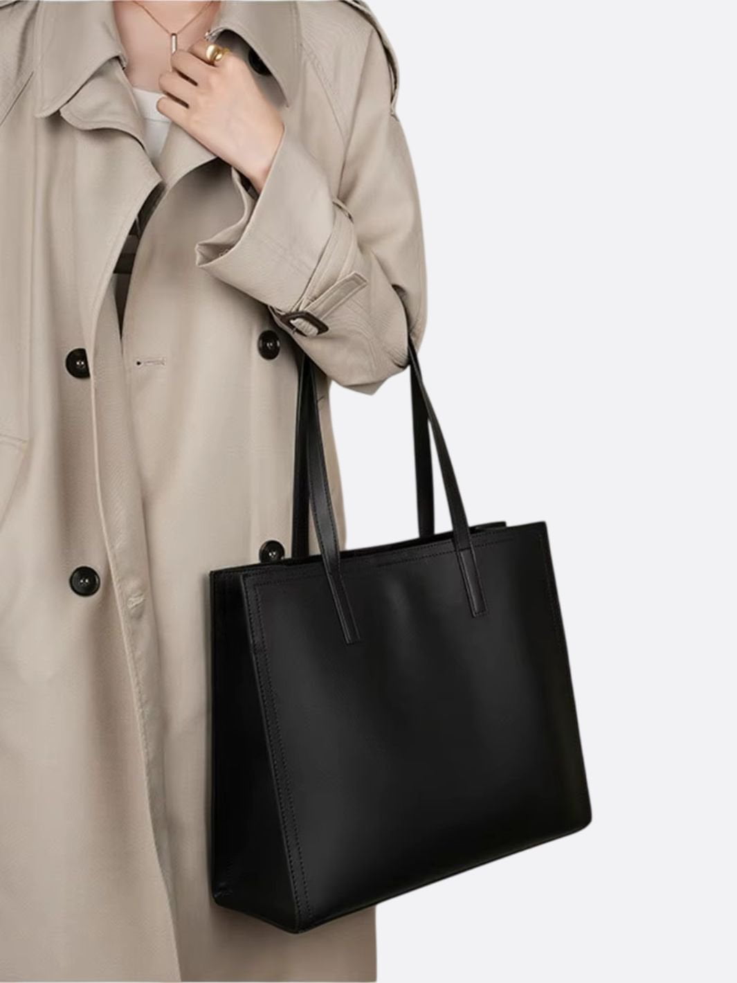 sac cabas cuir femme