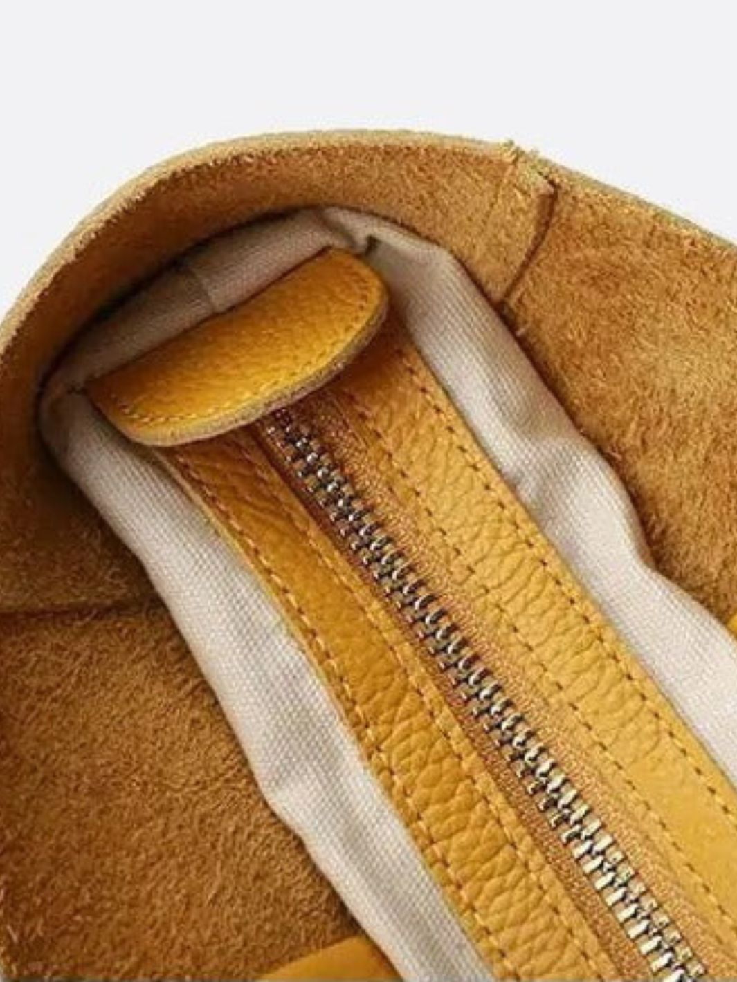 Soft leather tote bag