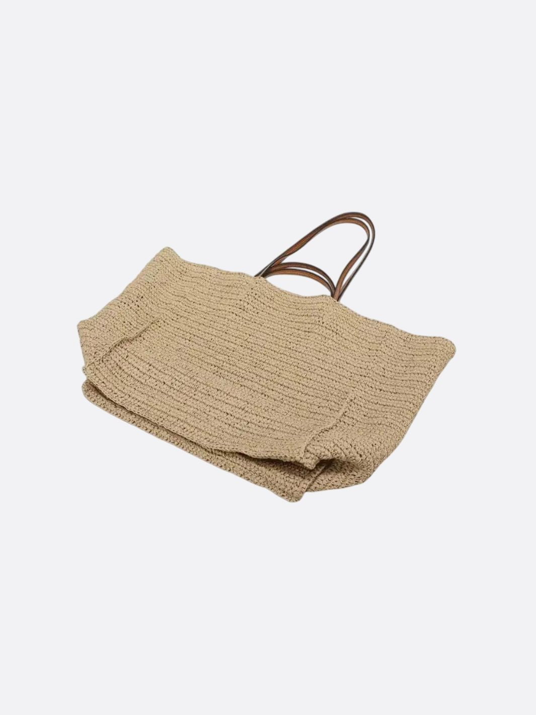 Raffia tote bag
