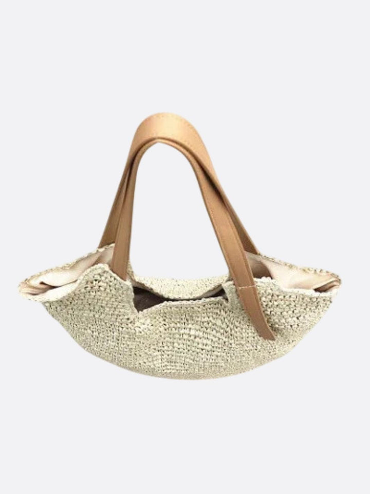 Straw beach bag