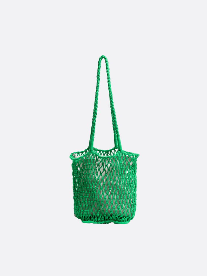 sac filet avec pochette vert