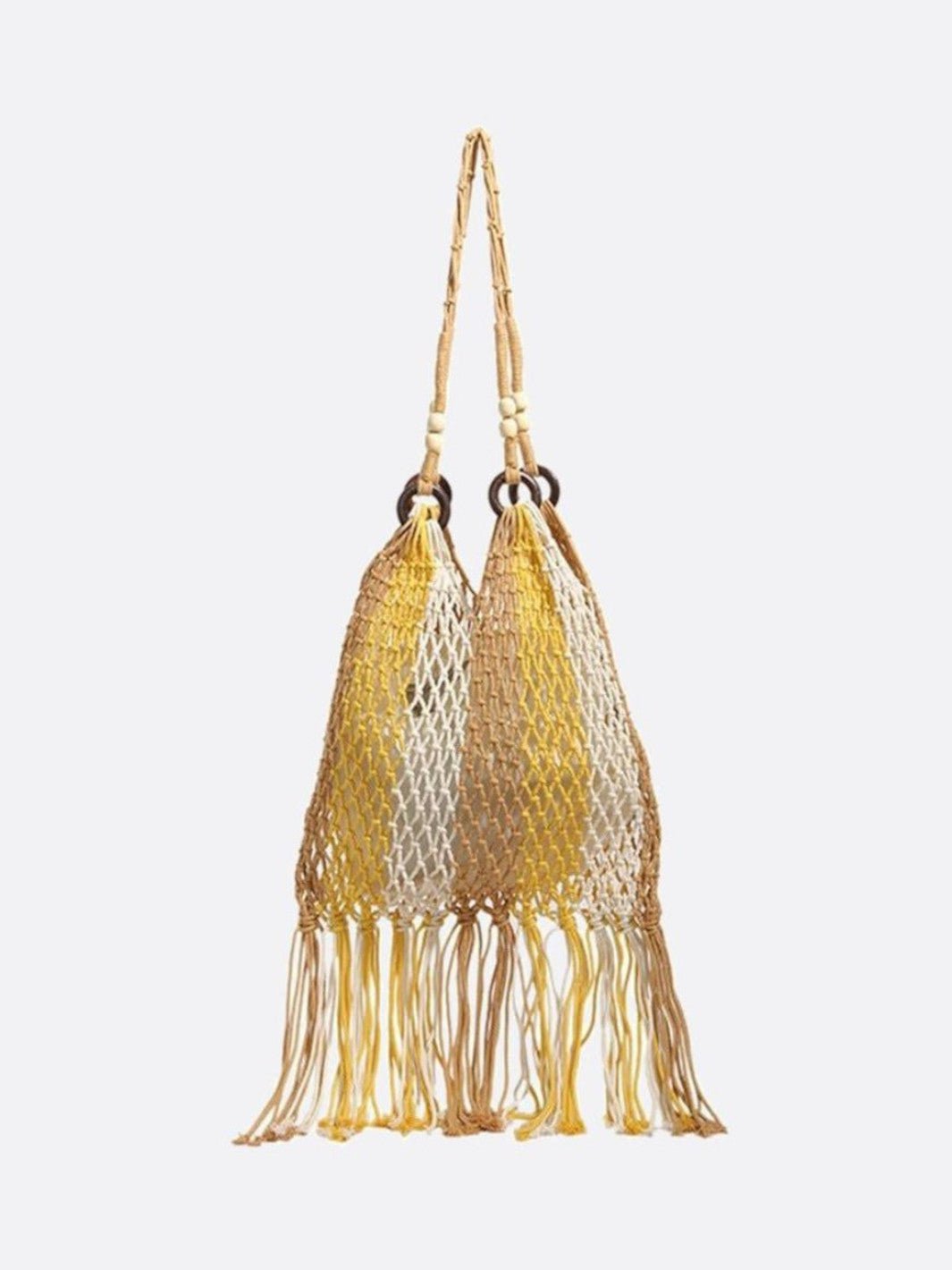 Sac filet jaune