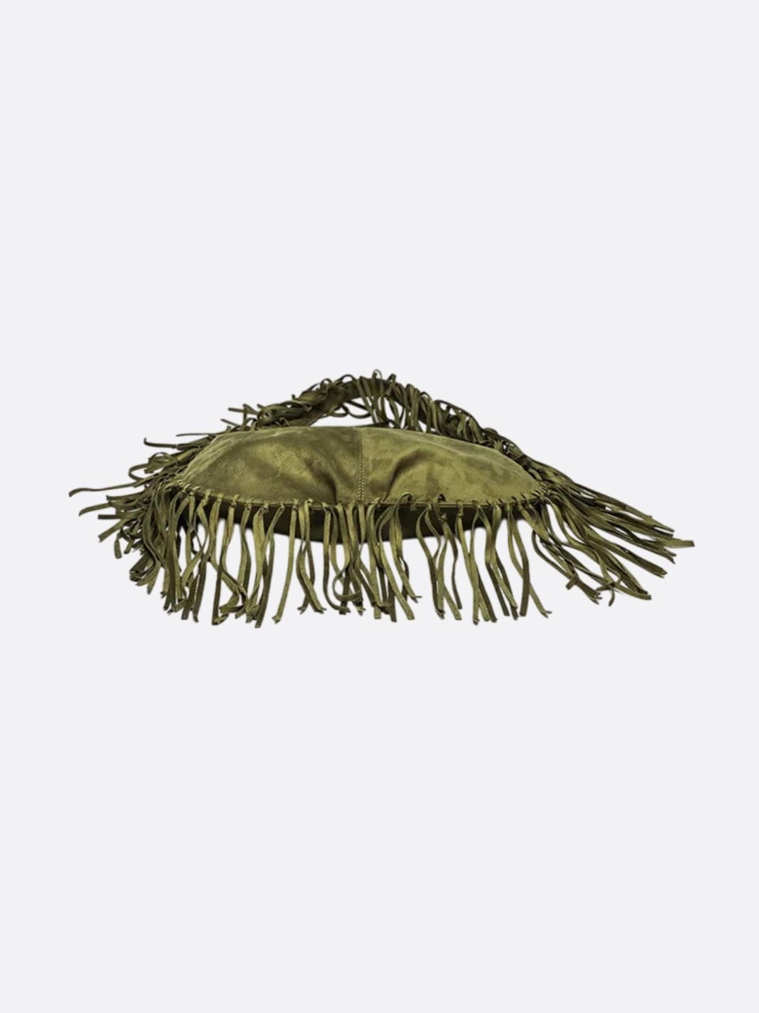 Suede tote bag