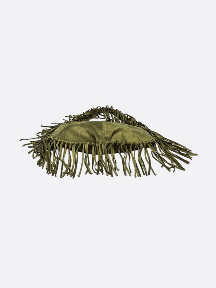 Suede tote bag