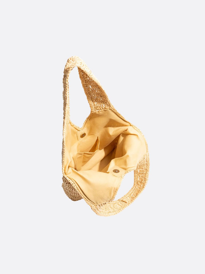 Straw tote bag
