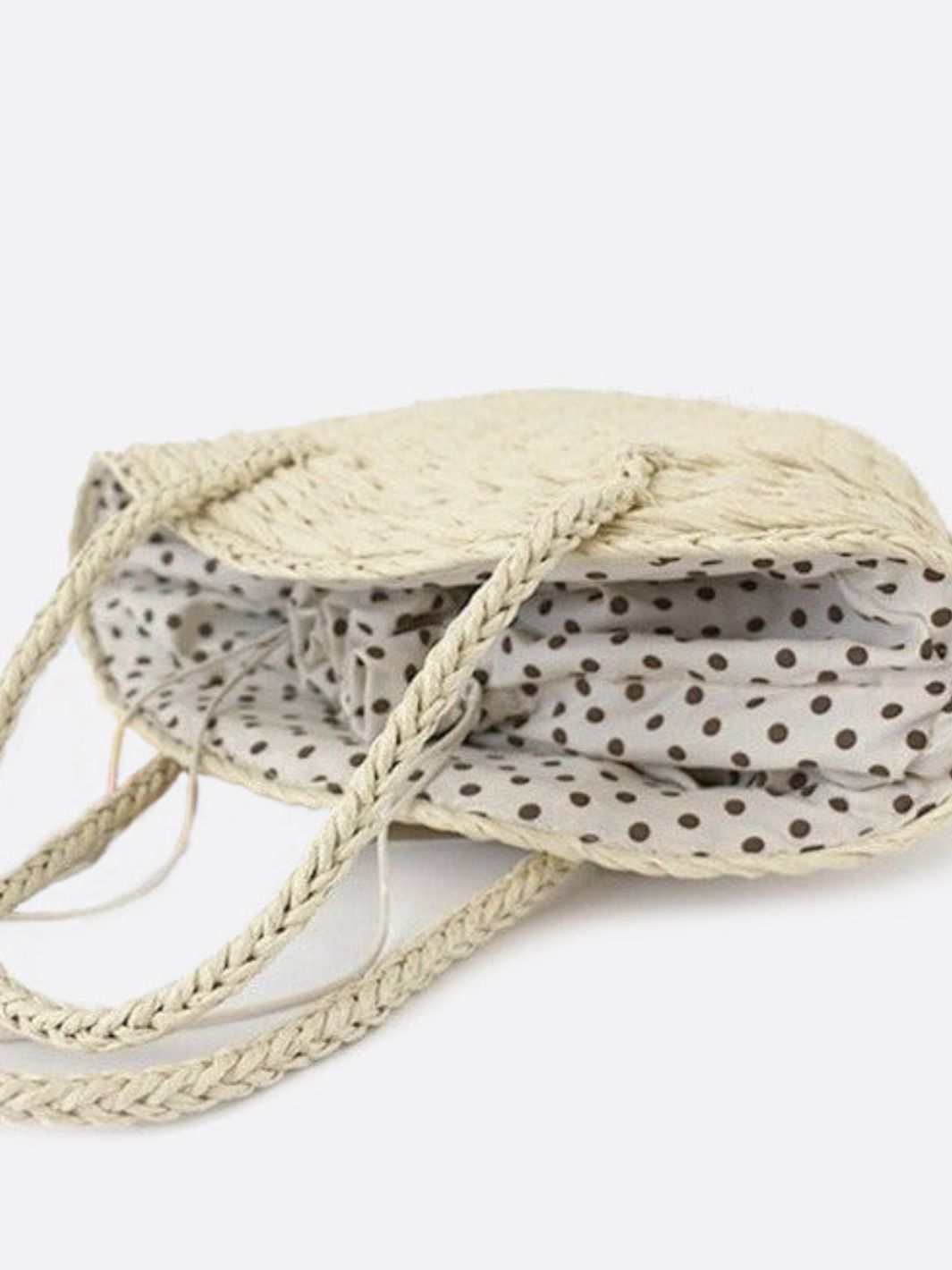 Wicker basket bag
