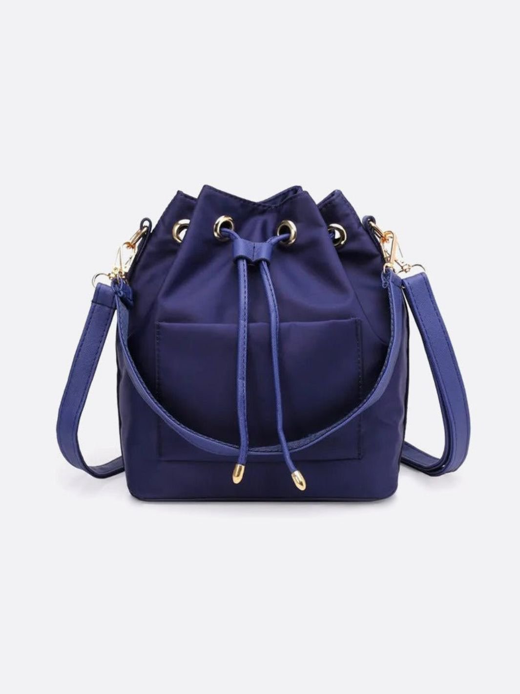 Sac seau toile bleu foncé
