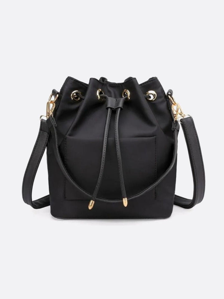 Sac seau toile noir