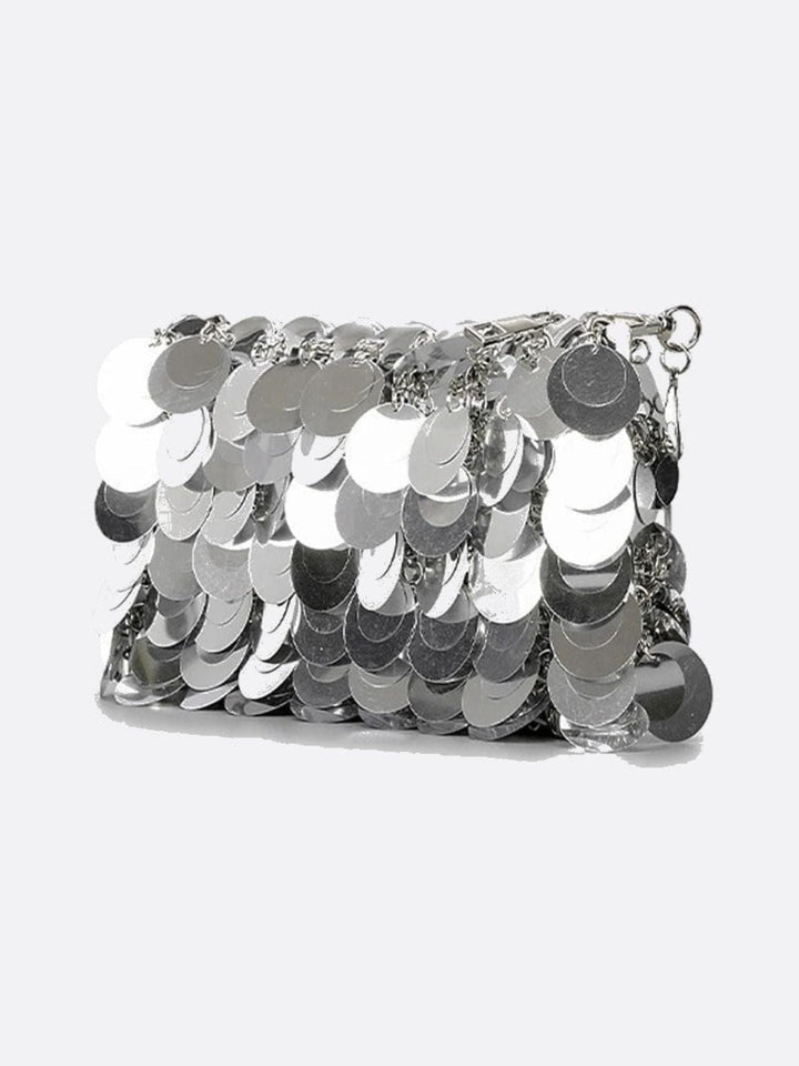 sac sequin argent