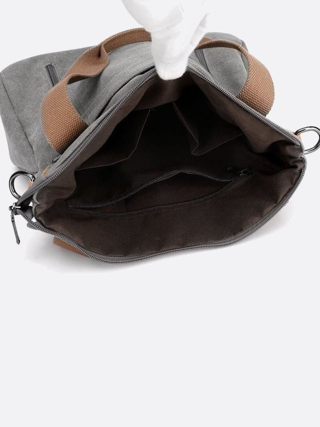 Multi-pocket canvas bag